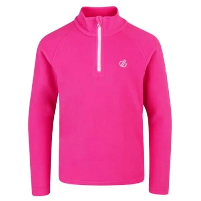 Image of Dare 2b Kids&#039; Freehand Half Zip Fleece Pure Pink, Size: 3 4 Years