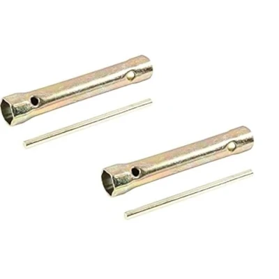 Image of Young Wolf 2Pcs Dual Ended 16mm 18mm Ignition Spark Plug Spanner Wrench Socket Length 15cm