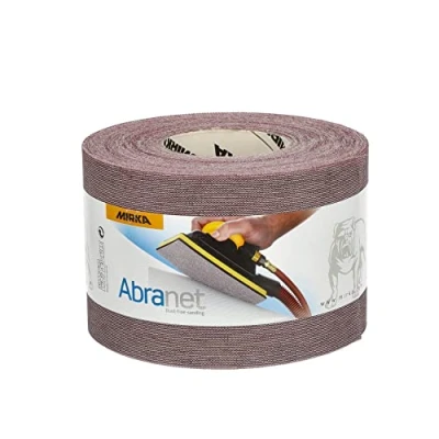 Image of Mirka Abranet net abrasive roll 115 mm x 25 m Grip / grit P180 1 for sanding wood, filler, varnish, plastic 5454400118