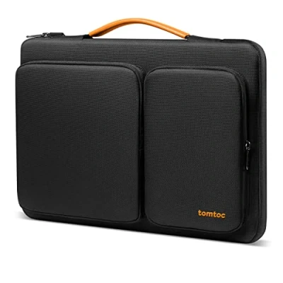 Image of tomtoc 360 Protective Laptop Sleeve for 15 Inch New MacBook Air M3/A3114 M2/A2941 2024 2023, Surface 5/4, Dell XPS Plus, Pro (A1990 A1707), Water resistant Accessory Bag Case