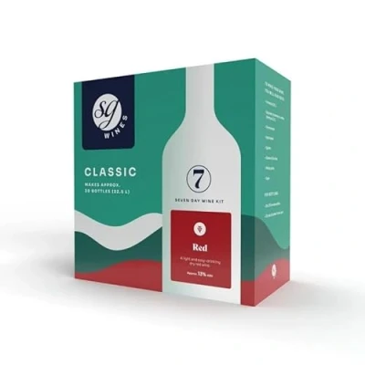 Image of DIAH DO IT AT Home SG (Formerly Known as Solomon Grundy) Classic Red 30 Bottles Wine Making Kit and Airlock Brew Set