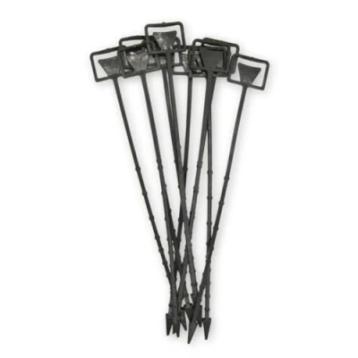 Image of celloexpress Dark Green Cardettes Florist Card Holders Bouquet Gift &amp; Greeting Display Floristry Supplies (Pack of 50)