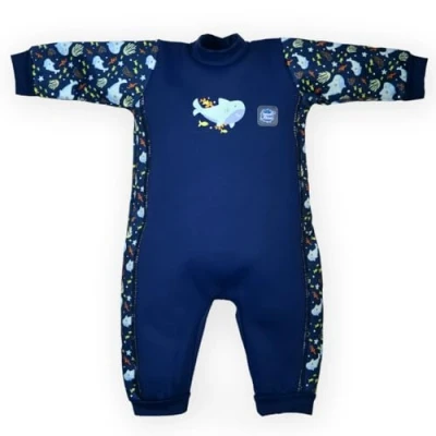 Image of Splash About Warm in One Baby Wetsuit Shark Reef, 6 12 Months