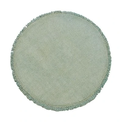 Image of Walton &amp; Co Circular Jute Placemat Moss