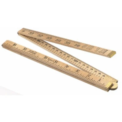 Image of R.S.T. RSR073P Sybren Wood Folding Rule 1m / 39in RST073P