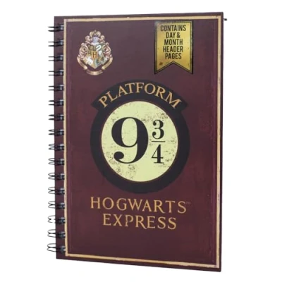 Image of Harry Potter A4 Wiro Notebook (Platform 9 3/4 Design) Official Merchandise