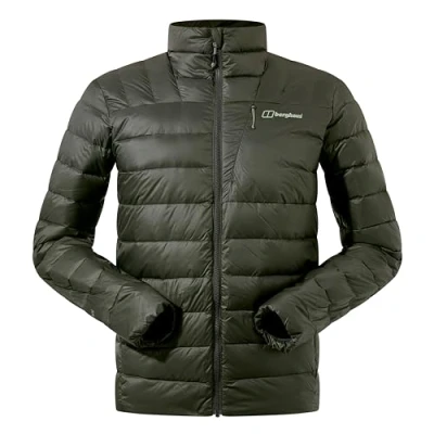 Image of Berghaus Men&#039;s Silksworth Down Jacket Extra Warm PFC Free DWR, Black, 2XL