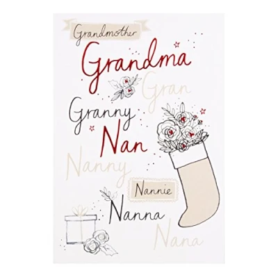 Image of Hallmark Grandmother Christmas Card &quot;Wonderful&quot; Medium