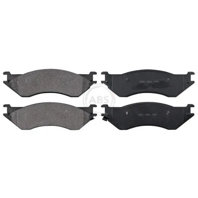 Image of 5018240AA, 5080556AA, 5080556AC, 5080556AD, 5080556AE Brake pad set A.B.S. 38702 with acoustic wear warning DODGE: RAM 1500 II Crew Cab Pickup