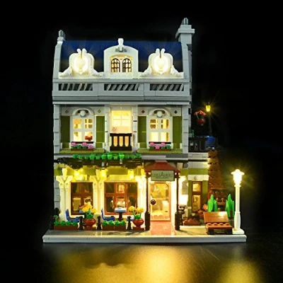 Image of LIGHTAILING Light Set For (Parisian Restaurant) Building Blocks Model Led kit Compatible With Lego 10243(NOT Included The Model)