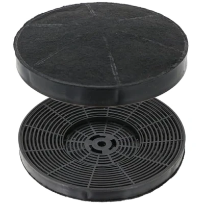 Image of SPARES2GO Carbon Charcoal Filter compatible with CDA CCA52WH CHA15 Cooker Hood (175mm, Pack of 2)