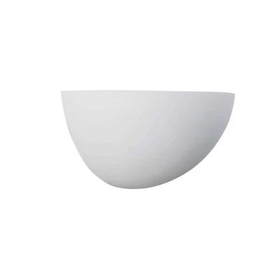 Image of Lindby wall light Pascali, height 13 cm, white, plaster