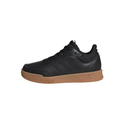Image of adidas Tensaur Sport Training Lace Shoes Running, Core Black/Core Black/Beige, 11.5 UK Child