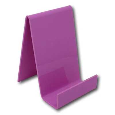 Image of EPOSGEAR Sour Grape Sweet Pastels Plastic Acrylic Perspex Book Plate Retail Display Stand Holder Perfect for Schools, Nurseries, Libraries, Bookshops, Outlets etc (Medium)
