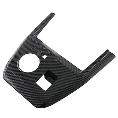 Image of Carbon Fiber Gear Shifts Panel Center Console Cover Trims Frame Sticker Compatible For MG4 EVMulan Auto Car Accessories Style Trim Styling