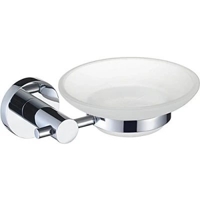 Image of Bristan RD C Round Soap Dish, Chrome