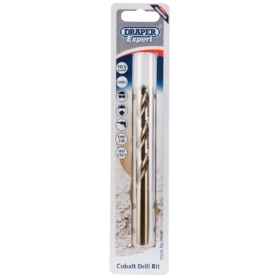 Image of Draper HSS Cobalt Drill Bit, 10.5mm