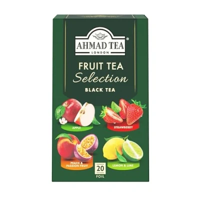 Image of Ahmad Tea Fruit Selection Black 20 Teabag Sachets