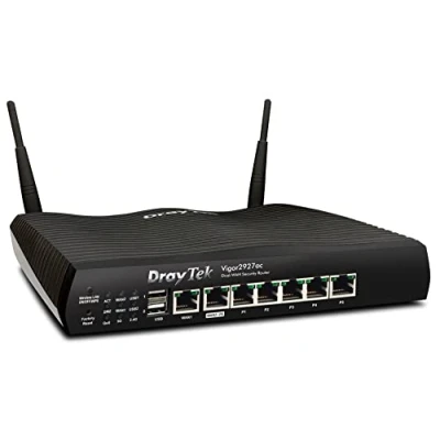 Image of DrayTek Vigor 2927ac Dual WAN Gigabit Ethernet Load Balancing WiFi Router, Wireless AC 1300, Firewall, VPN, 5 RJ 45 LAN Ports