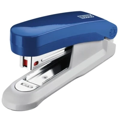 Image of Novus Desk Set (Stapler E 15 with 210 Hole Punch and 1000 Staples No. 10) Blue