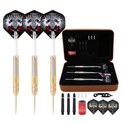 Image of CUESOUL 23 Grams Steel Tip darts with deluxe PU case Dragon Series 006