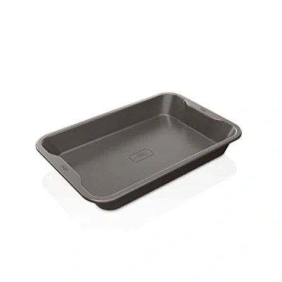 Image of Ninja Foodi ZEROSTICK Roasting Tin 23cm x 33cm, Non Stick, Long Lasting Heavy Duty, made from Aluminised Steel, Grey B30613EUUK