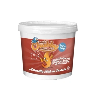 Image of Chubby Mealworms Dried Mealworms, 1 Litre