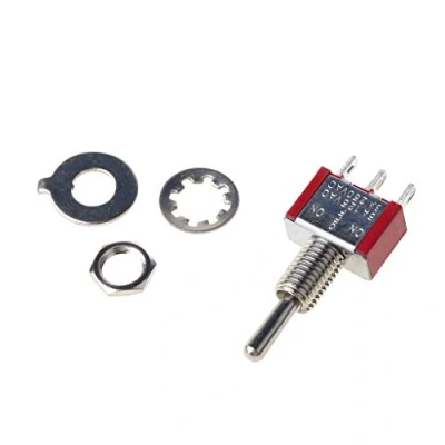 Image of Toggle Switch SPDT 3 Position Pins ON Replacement AC250V 2A 120V 5A Micro Electric Switches