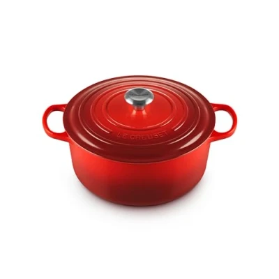Image of Le Creuset Casserole Signature Cerise ø 28 cm / 6.7 Liter