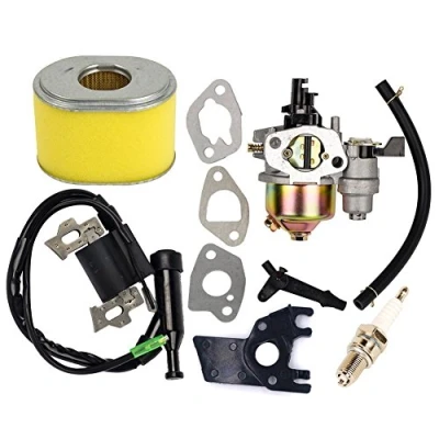 Image of Carkio Compatible with Carburetor Ignition Coil and Air Filter Gx160 Gx200 5.5HP 6HP Engine Generator Lawn Mower Motor