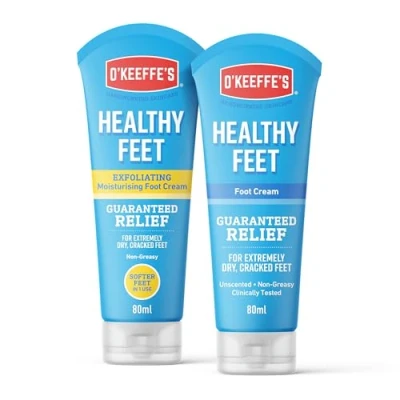 Image of O&#039;Keeffe&#039;s Healthy Feet 80ml &amp; Exfoliating (Twin Pack)