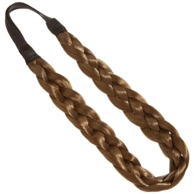 Image of Love Hair Extensions Double Braid Band, Colour 8 Mousey Brown