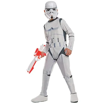 Image of Star Wars Costume, Kids Stormtrooper Galactic Empire Outfit, Medium, Age 5 7 years, HEIGHT 4’ 2 6
