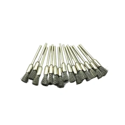 Image of BE Tool Wire Brushes, Steel Brush Polishing Wheels Set Kit for Rotary Drill Bit 3 Mode（15 pcs Pencil Brush）