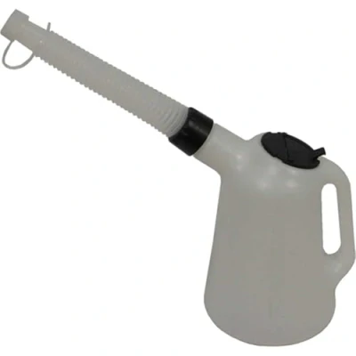 Image of Lumatic Polyethylene Oil Measure Jug with Spout 5 litre