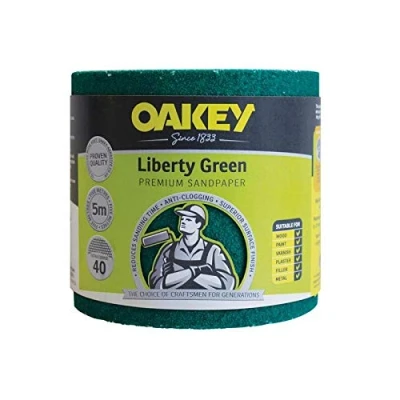 Image of Liberty Green Sanding Roll 115mm x 5m Coarse 40g