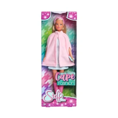 Image of Simba 105733678 Steffi Love Fashion, Toy Doll with Dress and Cape, Including Boots, Headband Clutch, 29 cm, from 3 Years