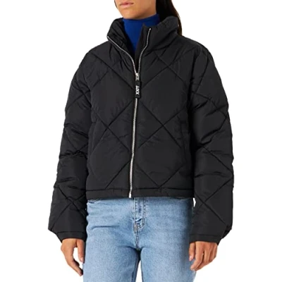 Image of JJXX Women&#039;s Jxpower Short Quilted Jacket Sn, Black, XS