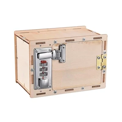 Image of #winning Build Your Own Wooden Combination Safe Flat Pack Home STEM Project Kit