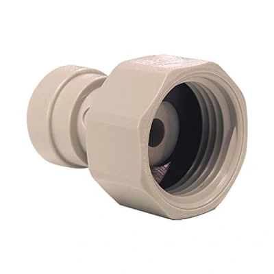 Image of VYAIR JOHN GUEST FEMALE 1/2&quot; (15mm) BSP x 1/4&quot; PUSH FIT TAP ADAPTOR THREAD FLAT END