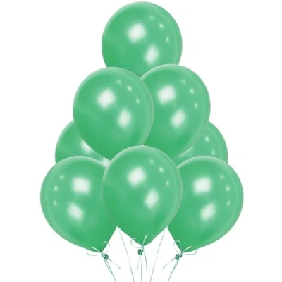 Image of 50pcs Plain 12&quot; Dark Green Helium Quality Latex Balloons Birthday Wedding Anniversary Christening Christmas Communion Party Decoration Baloon