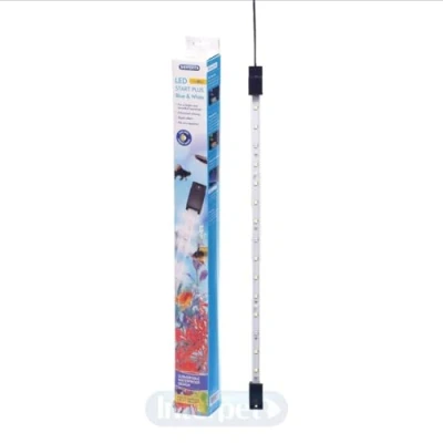 Image of Interpet LED Start Plus Waterproof, Submersible Aquarium Light, Blue &amp; White, 60cm