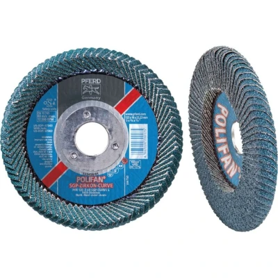 Image of Pferd PFR125Z40SGPCURVEM Z Flap Disc, Multi Colour, Medium, 125 mm