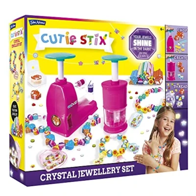 Image of John Adams Cutie Stix Crystal Jewellery Set: Your Jewels Shine in the dark! Arts &amp; crafts Ages 6+