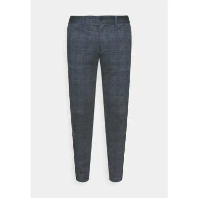 Image of Only &amp; Sons Onsmark SLIM Check Pants Trousers, Men&#039;s, Size: 31x34, Dress blues