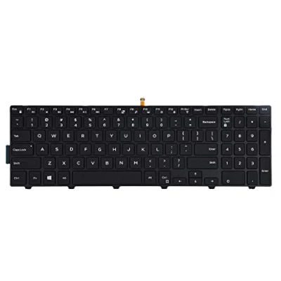 Image of Keyboard Replacement for Dell inspiron 15 3000 5000 3541 3542 3543 3551 3552 3558 3593 5542 5545 5547 5755 5551 5558 5552 5758 5759 5559, 17 5748 5749 Laptop with Backlit