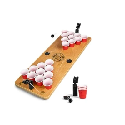Image of BeerBaller® Shot Pong Cherry Beer as Version Drinking Game Highlight 2024 24 Cups Party Gadgets Games for Adults 18+