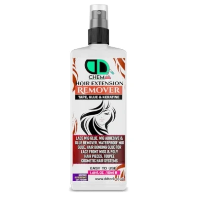 Image of Bond &amp; Tape remover Super Solvent, Hair Extensions Easy to Use Citrus Oil Enriched Adhesive Wig Glue Dissolvent Gentle on skin best multipurpose Alcohol free (50ml Spray)