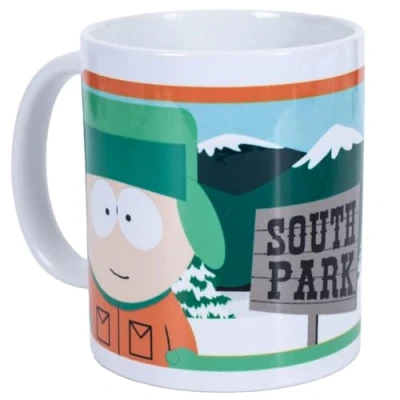 Image of Pyramid International South Park Kyle White Ceramic Pod Mug Iconic Character Coffee Mug, Dishwasher &amp; Microwave Safe, 11oz, Great for Fans of Park’s