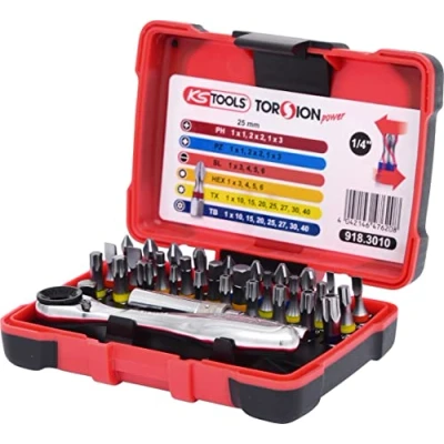 Image of KS Tools 918.3010 1/4&quot; TORSIONpower Bit box, 32 pcs